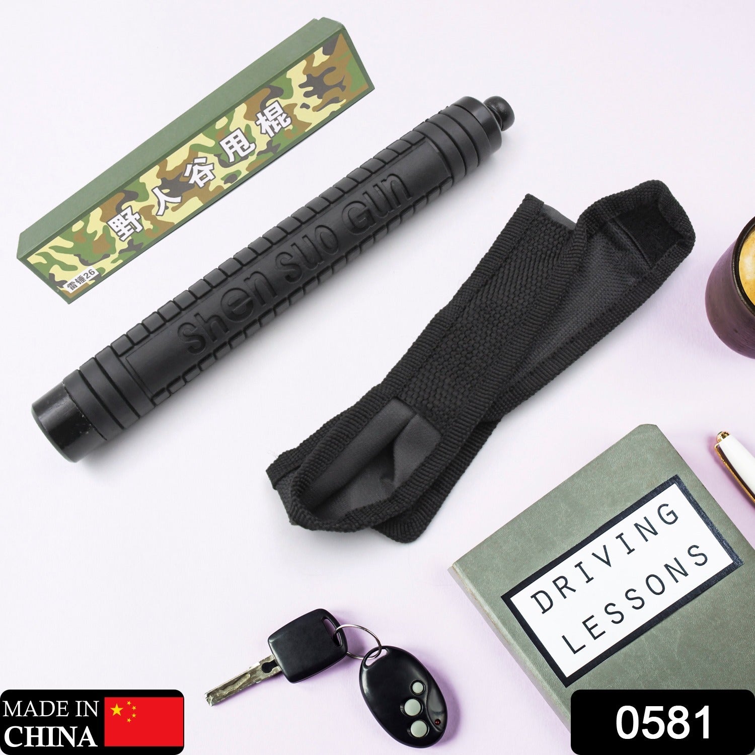 0581 DIY Self-Defense Stick Safety Survival Emergency Outdoor Safety Protection Rod, Multi-Function Collapsible Walking Hiking Emergency Self Defence Tool Extended for Men and Women (50 Cm) 0581 DIY Self-Defense Stick Safety Survival Emergency Outdoor Safety Protection Rod, Multi-Function Collapsible Walking Hiking Emergency Self Defence Tool Extended for Men and Women (50 Cm)